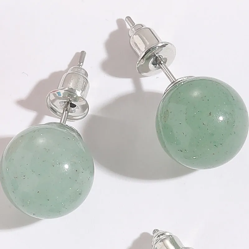 Wholesale Natural Stone Crystal Earrings