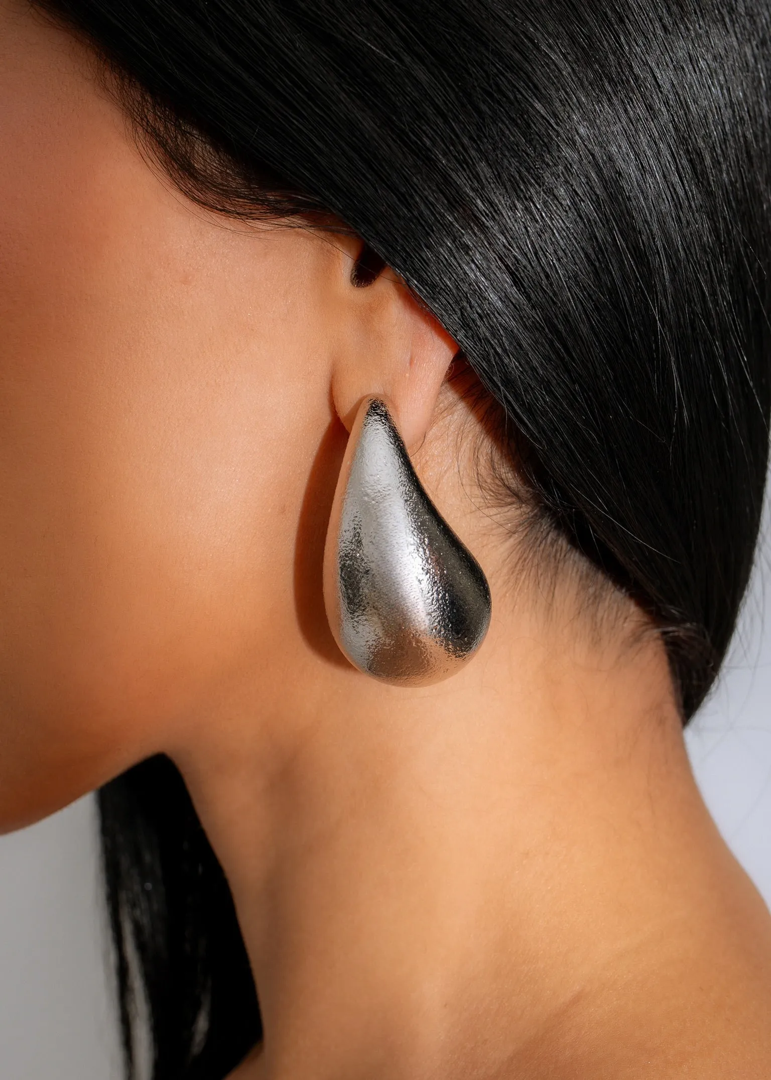 Your Favorite Drop Earring Large Silver