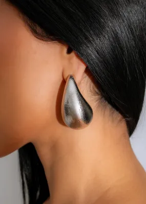 Your Favorite Drop Earring Large Silver