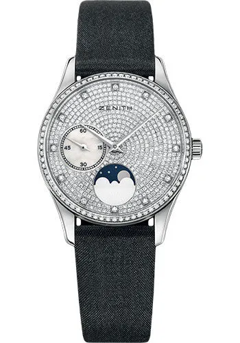 Zenith - Elite Lady Ultra Thin Moonphase White Gold Watch 45.2310.692/09.C717