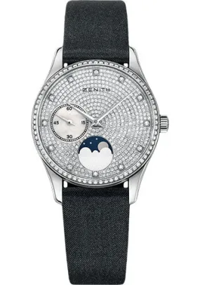 Zenith - Elite Lady Ultra Thin Moonphase White Gold Watch 45.2310.692/09.C717